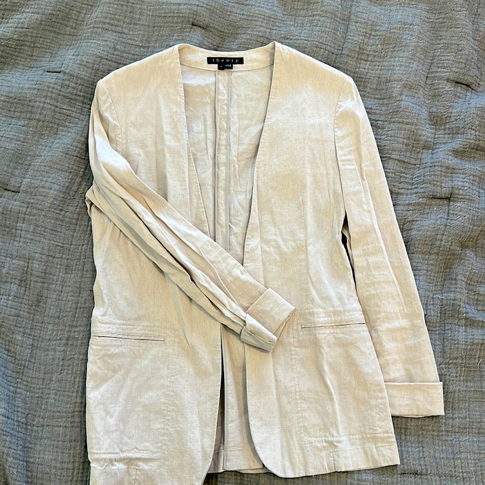 Theory linen blazer